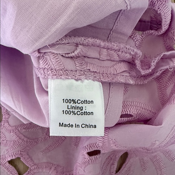 Tuckernuck Floral Lace Clarice Dress in Lilac Purple Size XS - Picture 12 of 12